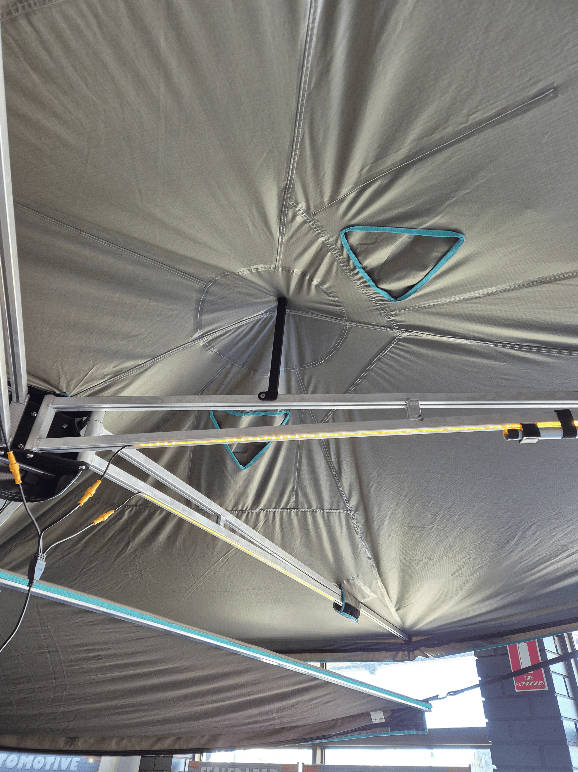 30 Second Wing Awning - 270° Replacement Rain Pole (fits to top of Arm 2)-2