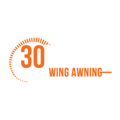 30 Second Wing Awning - 2.7m Side Wall with Door-1