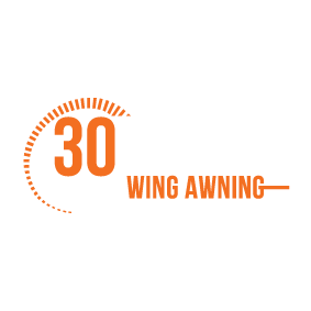 30 Second Wing Awning - 2.7m Side Wall with Door-1