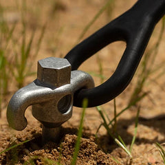 Big Dog Screw-In Pegs™ (350mm) | Soft Ground & Mud Anchoring Pegs  - Sold Each-2