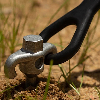 Big Dog Screw-In Pegs™ (350mm) | Soft Ground & Mud Anchoring Pegs  - Sold Each-2