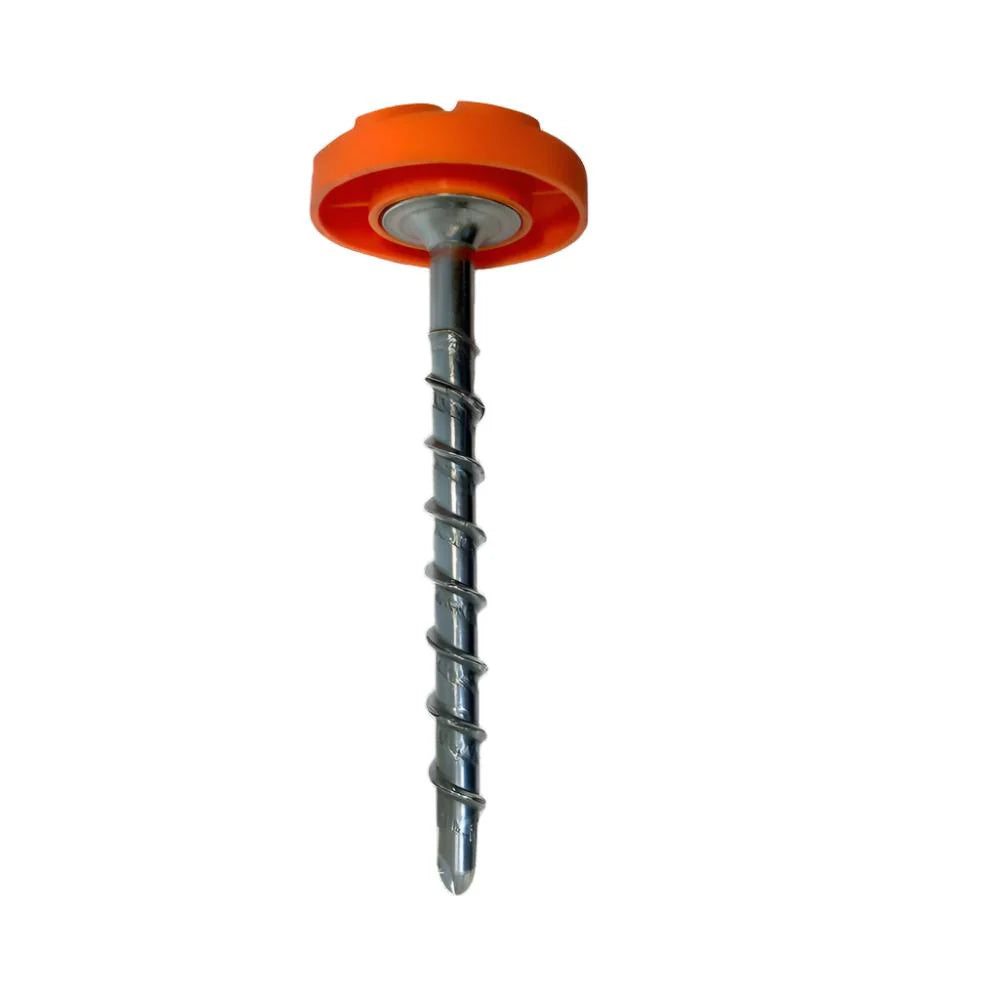 Ground Puppy® Screw-In Mat Pegs with Safety Cap 120mm | Caravan Mat & Groundsheet Pegs  - Sold Each-1