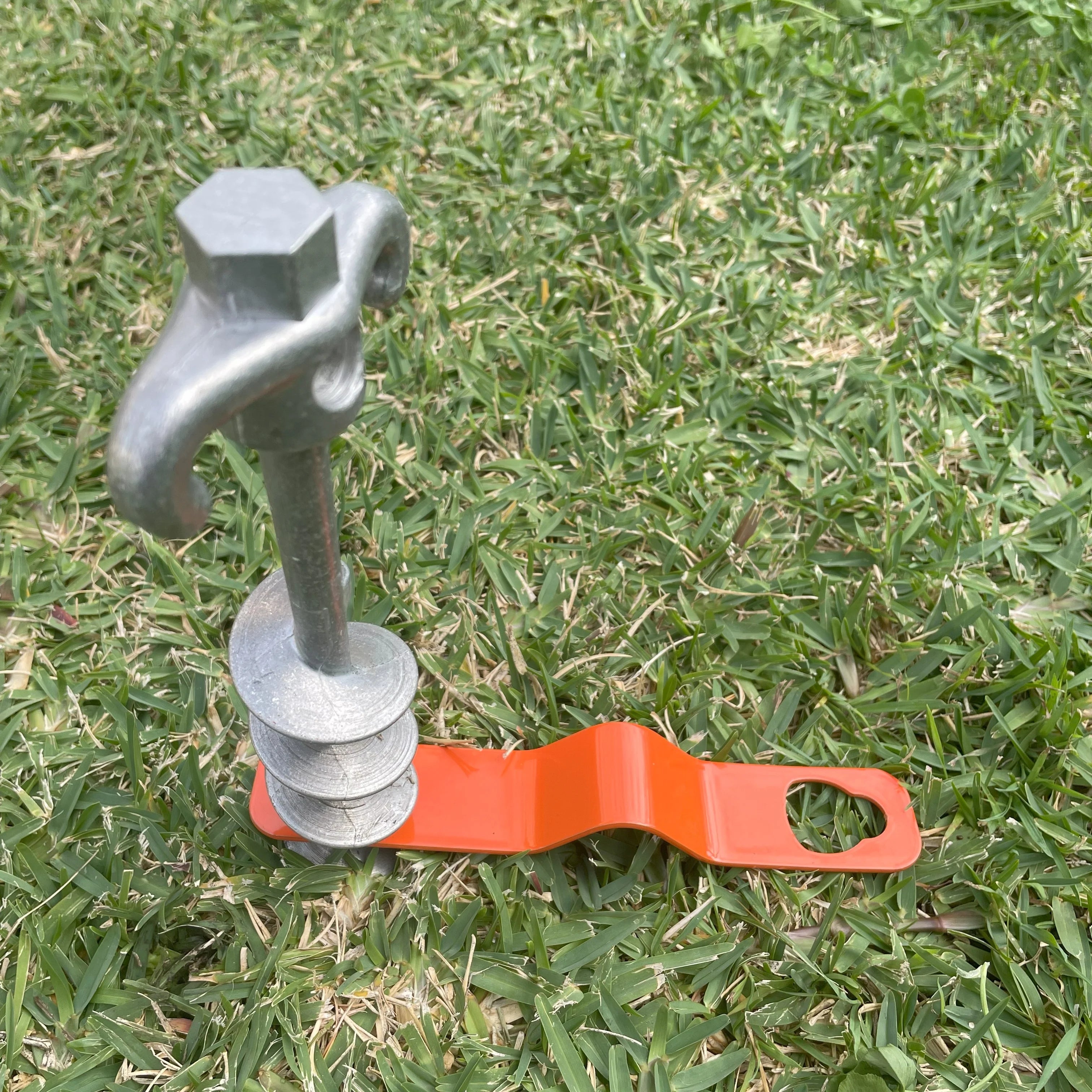 Big Dog Screw-In Pegs™ (350mm) | Soft Ground & Mud Anchoring Pegs  - Sold Each-4
