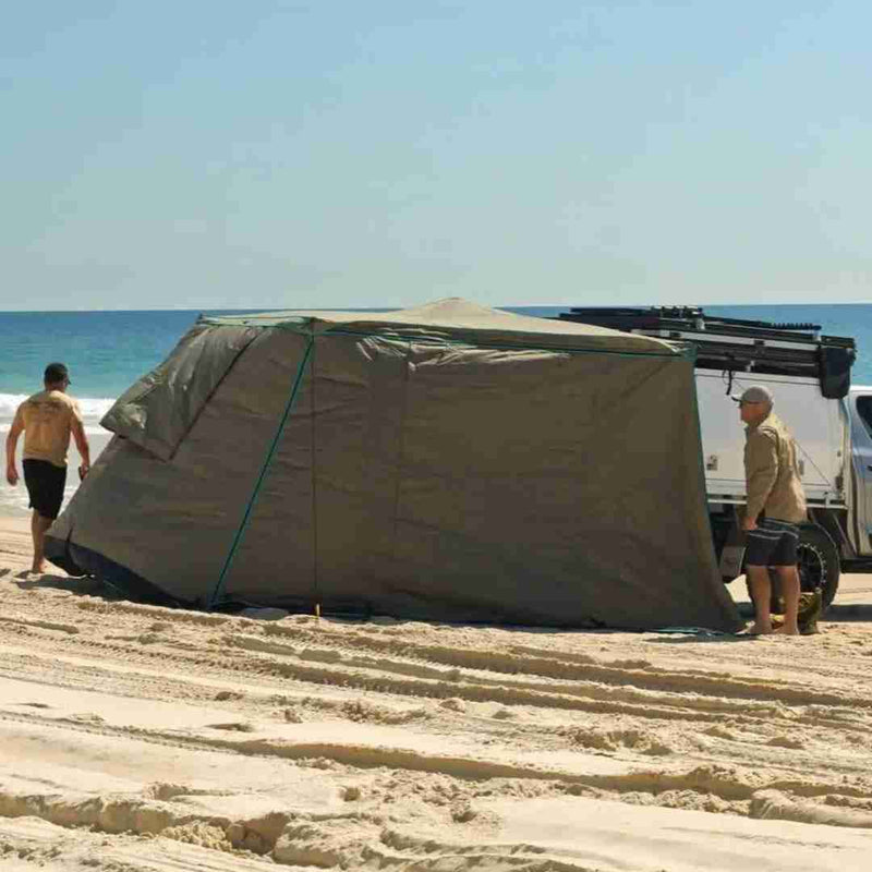 30 Second Wing Awning Solid Wall - Medium - 2.1m-1