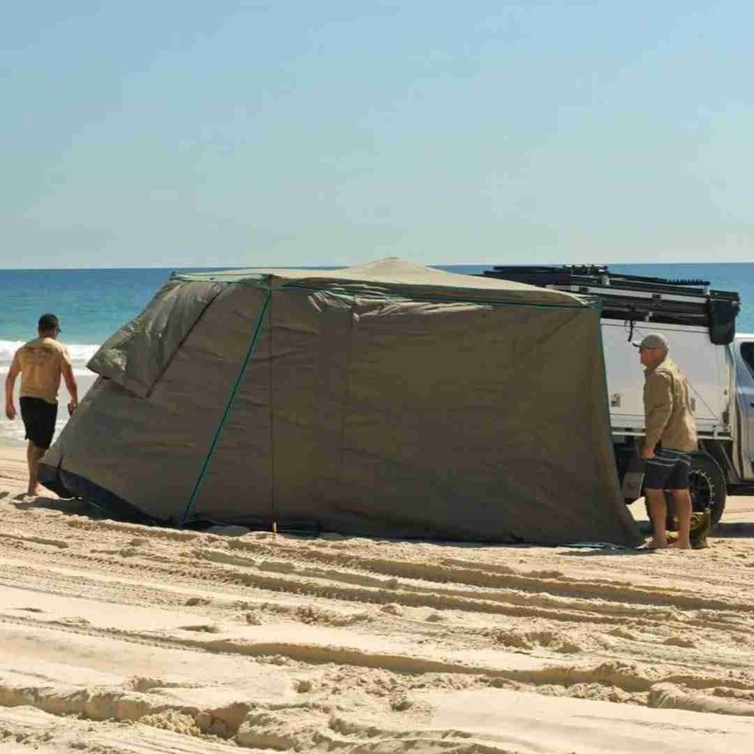 30 Second Wing Awning Solid Wall - Large - 2.7m-1