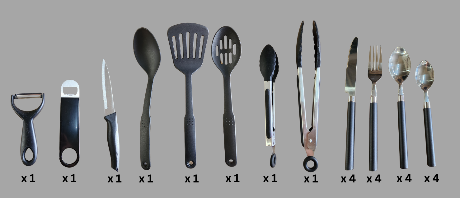 30 Second Awning Organiser with Utensils-2