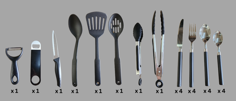 30 Second Awning Organiser with Utensils-2