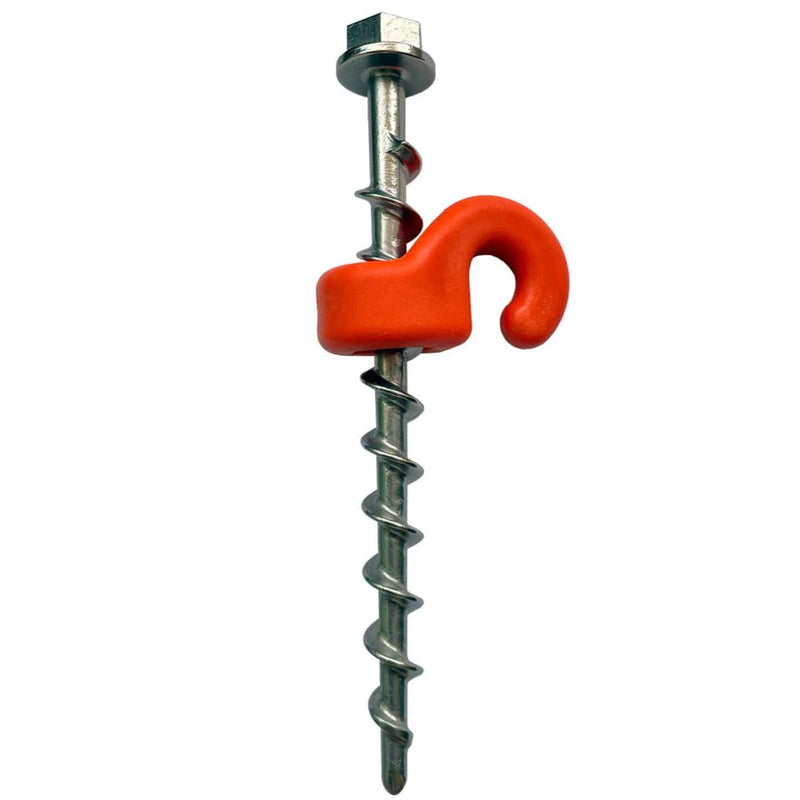 Tuff Dog Screw in Peg with Hook Collar 180mm - Sold Each-1