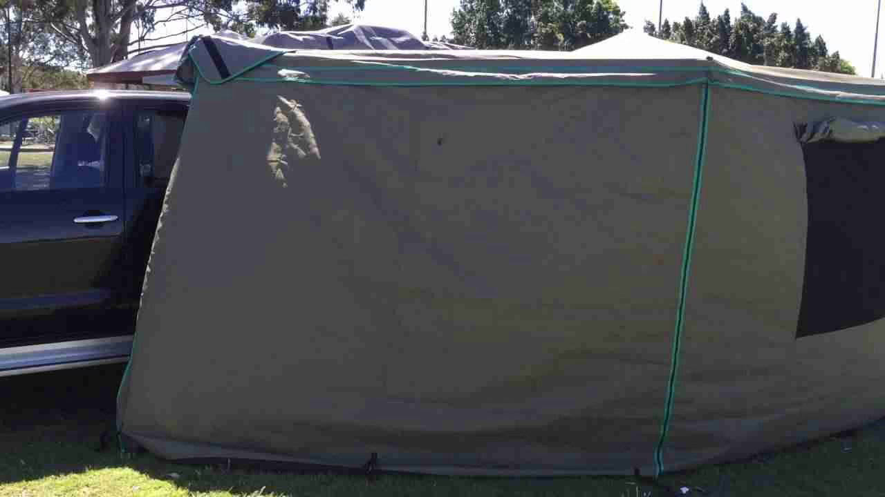 30 Second Wing Awning Solid Wall - Medium - 2.1m-2